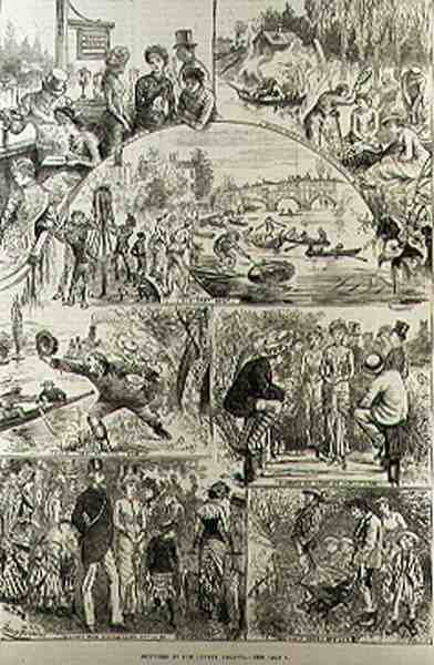 Skizzen bei der Henley Regatta von Harry after Furniss