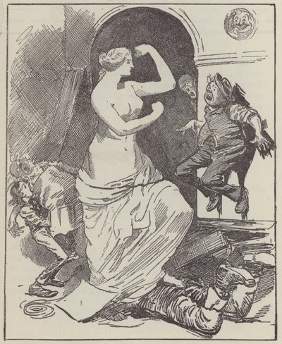 Die Venus von Milo findet ihre lange vermissten Arme von Harry after Furniss