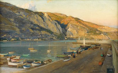 Der Hafen von Menton, Côte d