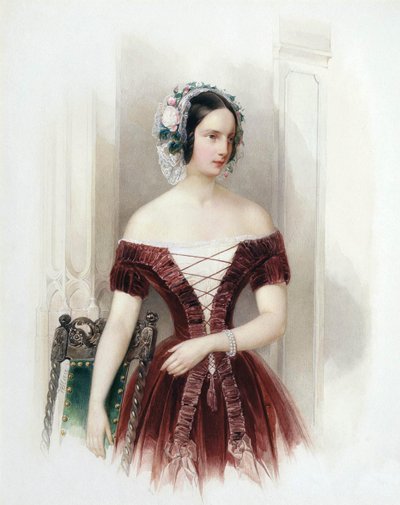Großherzogin Alexandra Nikolajewna von Russland, 1825-1844, um 1840 von Hau