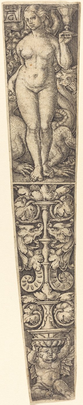 Dolchsheide mit der Hure Babylon von Heinrich Aldegrever