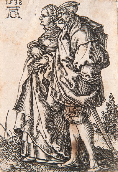 Aus der Serie Die kleinen Hochzeitstänzer, 1538 von Heinrich Aldegrever