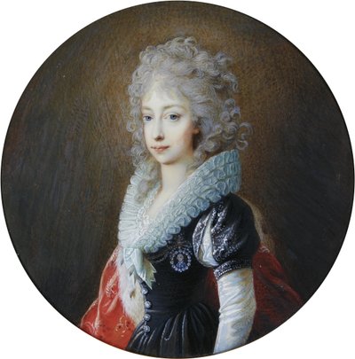 Porträt der Erzherzogin Marie Clementine von Österreich, spätere Kronprinzessin von Neapel (1777-1801) von Heinrich Füger