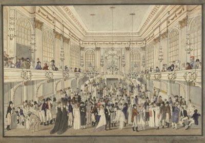 Maskenball im Redoutensaal der Wiener Hofburg, ca. 1815 von Heinrich Joseph Schütz
