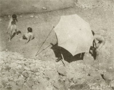 Der Malschirm II, 1909 oder früher, gedruckt nach 1911 von Heinrich Kuhn