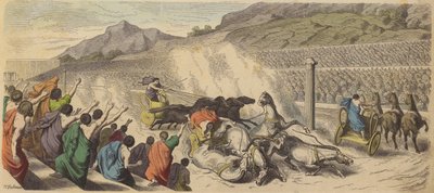 Wagenrennen bei den Olympischen Spielen im antiken Griechenland von Heinrich Leutemann
