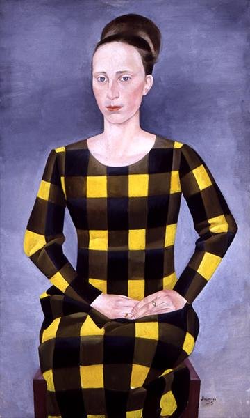 Ingeborg Stegeman, geb. Krause, die Frau des Künstlers, 1925 von Heinrich Stegemann