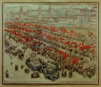 Moskau von Heinrich Vogeler