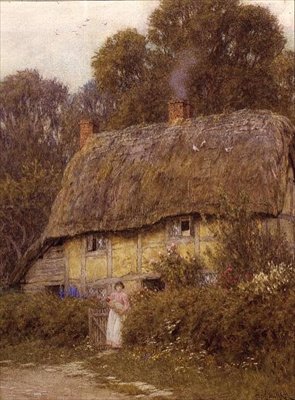 Ein Cottage in Berkshire von Helen Allingham