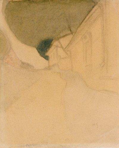 Schlossgasse, Tammisaari von Helene Schjerfbeck