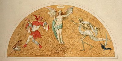Entwurf für eine Innendekoration von Helwig Reinhard Hochapfel