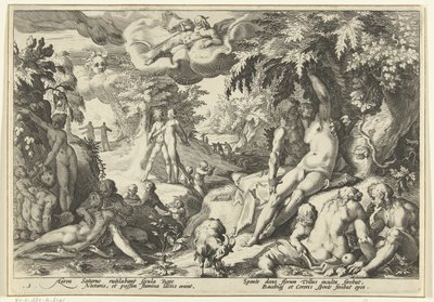 Goldenes Zeitalter von Hendrick Goltzius (workshop of)