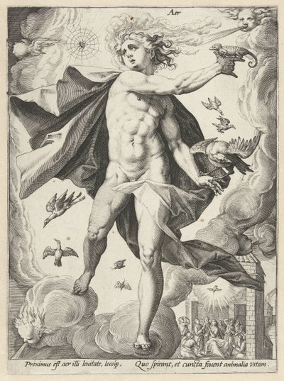 Luft von Hendrick Goltzius (workshop of)