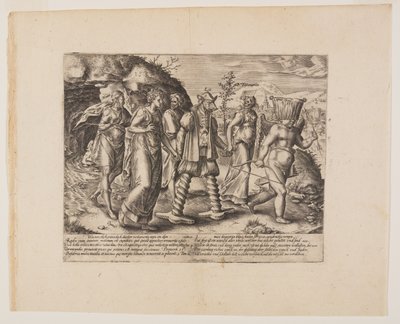 Habgier ist die Wurzel allen Übels, aus Litis Abusus (Die Missbräuche des Gesetzes) von Hendrick Goltzius