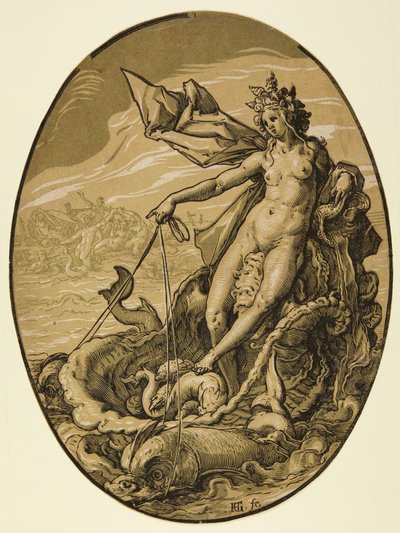 Demogorgon und die Gottheiten von Hendrick Goltzius