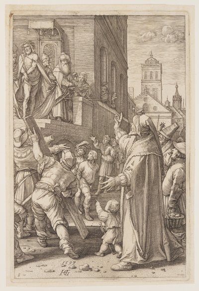 Ecce Homo, aus Die Passion von Hendrick Goltzius