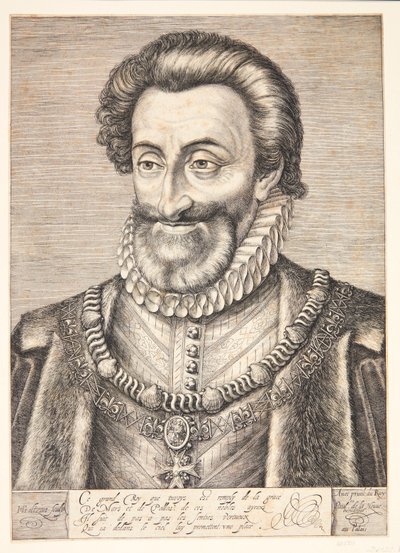 Heinrich IV., König von Frankreich von Hendrick Goltzius