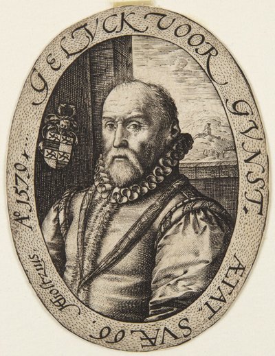 Jan van Broeckhoven von Hendrick Goltzius
