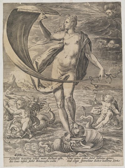 Das Glück (Instabili tumidum veluti ...) von Hendrick Goltzius