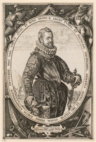 Porträt von Jaques de la Faille von Hendrick Goltzius