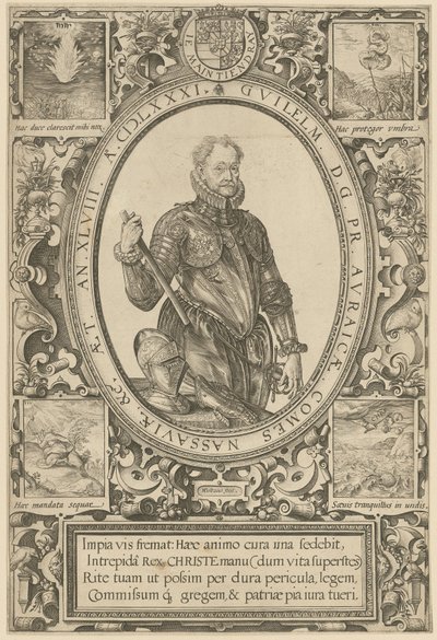 Porträt von Wilhelm I. von Oranien von Hendrick Goltzius