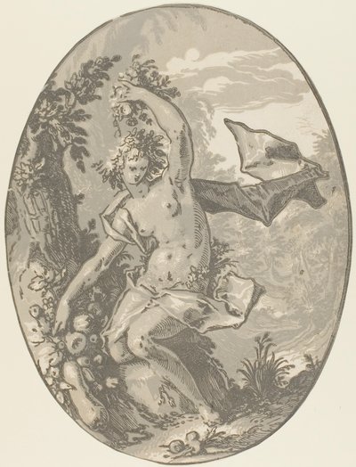 Proserpina, Tafel fünf aus Demogorgon und die Götter von Hendrick Goltzius