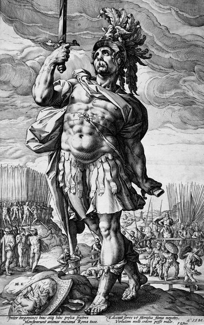 Publis Horatius von Hendrick Goltzius