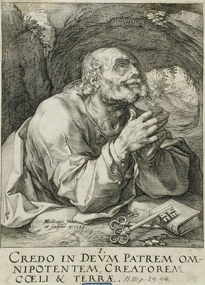 Sankt Peter von Hendrick Goltzius