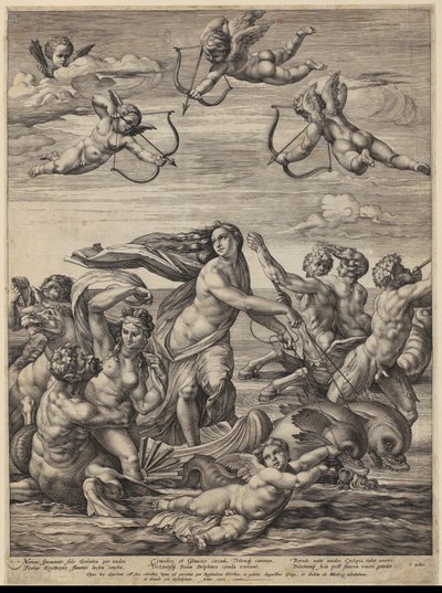 Triumph der Galatea von Hendrick Goltzius