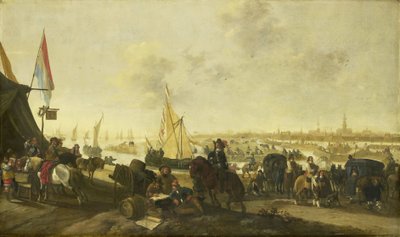 Die Belagerung und Eroberung der Stadt Hulst von den Spaniern von Hendrick de Meijer