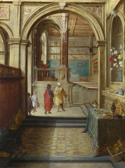 Kroisos und Solon, ca. 1610 von Hendrick van Steenwyck the Younger