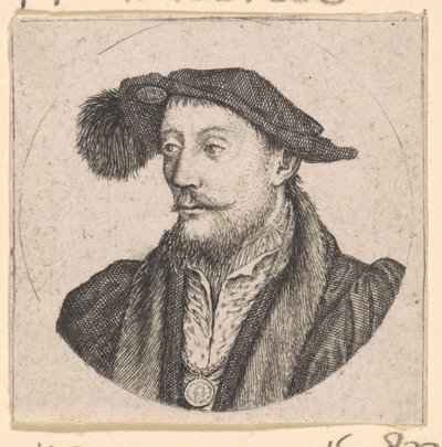 Porträt von René de Chalon, Prinz von Oranien von Hendrik Bary
