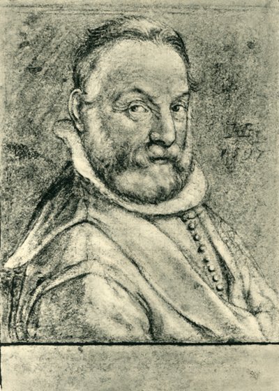 Porträt eines Mannes mit Bart, 1597, 1943 von Hendrik Goltzius