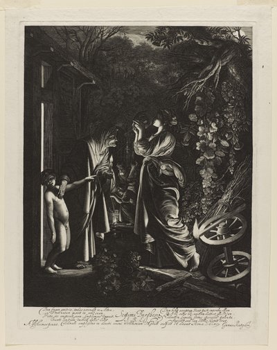 Die Verspottung der Ceres (Ceres sucht ihre Tochter) von Hendrik Goudt