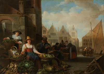Der Gemüsemarkt, 1662 von Hendrik Martensz Sorgh