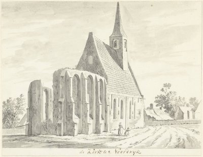 Ansicht der Weißen Kirche in Noordwijkerhout von Hendrik Tavenier