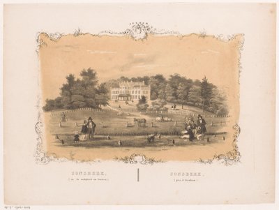 Ansicht des Landsitzes Sonsbeek von Hendrik Wilhelmus Last (attributed to)