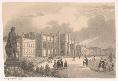 Blick auf das Willemshof im Willemspark um 1849 von Hendrik Wilhelmus Last