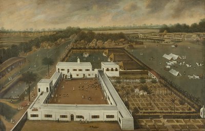 Eine niederländische Fabrik in Bengalen von Hendrik van Schuylenburgh