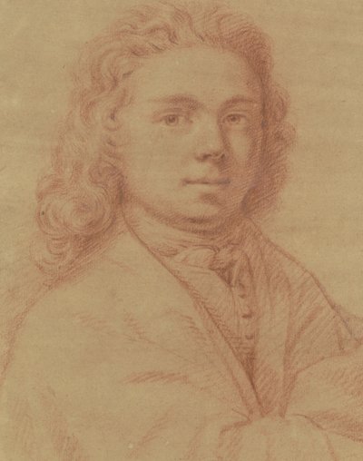 Selbstporträt des Zeichners Hendrik van der Vugt von Hendrik van der Vugt