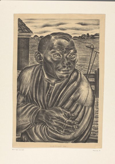 Porträt eines Bauern von Henk Henriët (signed by artist)