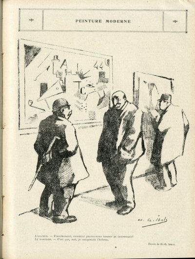 Illustration von H. G. Ibels (1867-1936) in Le Rire, 04/02/22 - Moderne Malerei - Kunst, Antisemitismus, Avantgarde - Jüdisch von Henri Gabriel Ibels