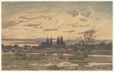Ein Blick auf Moulins von Henri-Joseph Harpignies