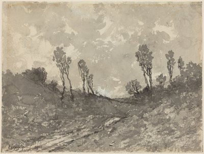 Straße bei Hérisson von Henri-Joseph Harpignies