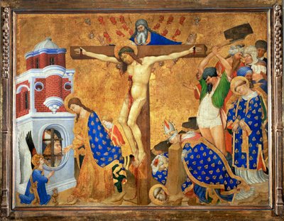 Altar des Heiligen Denis: Kommunion und Martyrium von Henri Bellechose