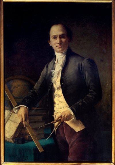 Porträt des Astronomen Jean Baptiste Joseph Delambre von Henri Coroenne