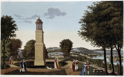 Ansicht von St Cloud und Umgebung - in "Vues de Paris" von Courvoisier von Henri Courvoisier Voisin