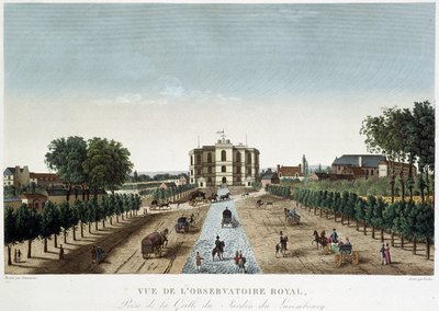 Ansicht des Königlichen Observatoriums - in „Vues de Paris“ von Henri Courvoisier Voisin