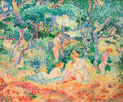 Le Bois ou Nu sous bois, 1906-1907 von Henri Edmond Cross
