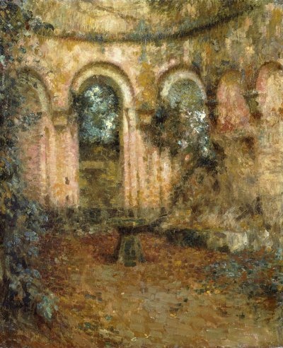 Die Burganlage von Henri Eugene Augustin Le Sidaner